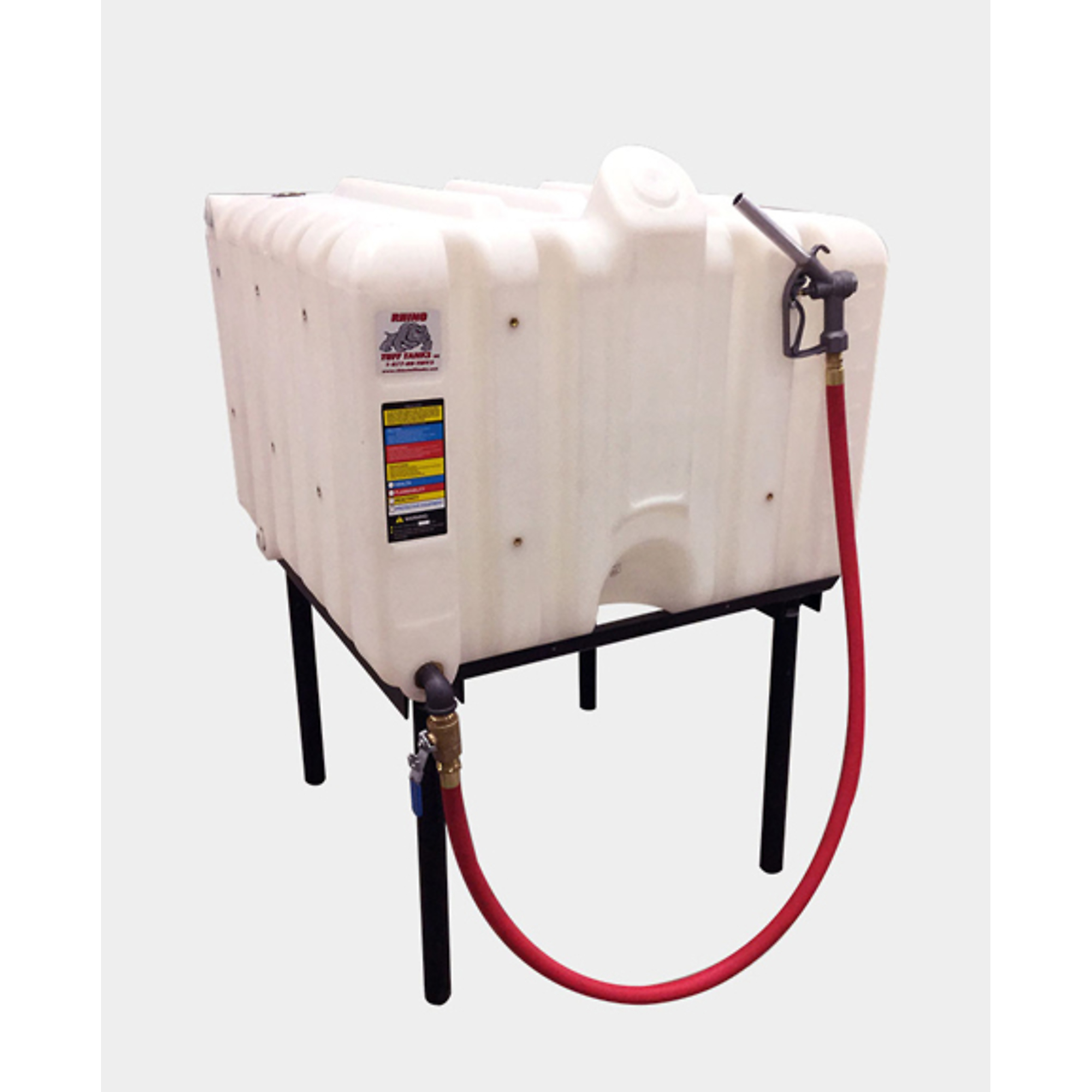 Rhino Tuff Tanks 8' Gravity Hose With Manual Farm Nozzle